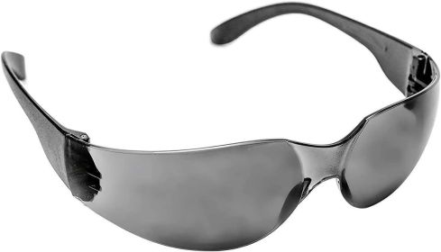 Wrap Around Safety Glasses ANSI CE Smoked Lens Pack of 12 Anti Scratch Glasses Safety Eyewear Protective Safety Spectacles Scratch Resistant Black