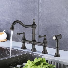 Stainless steel kitchen faucet (default: default)